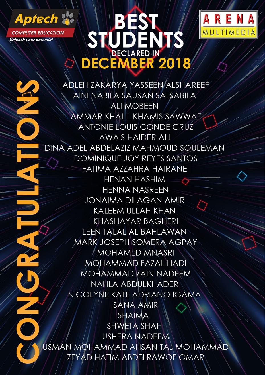 Best Students December 2018